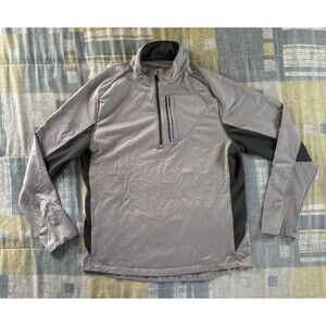 Saucony Quarter Zip Long Sleeve Stretch Running Athletic Men's Bundle Sz M&S